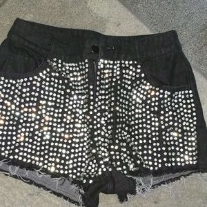AMAZING STUDS SHORTS SEQUIN
